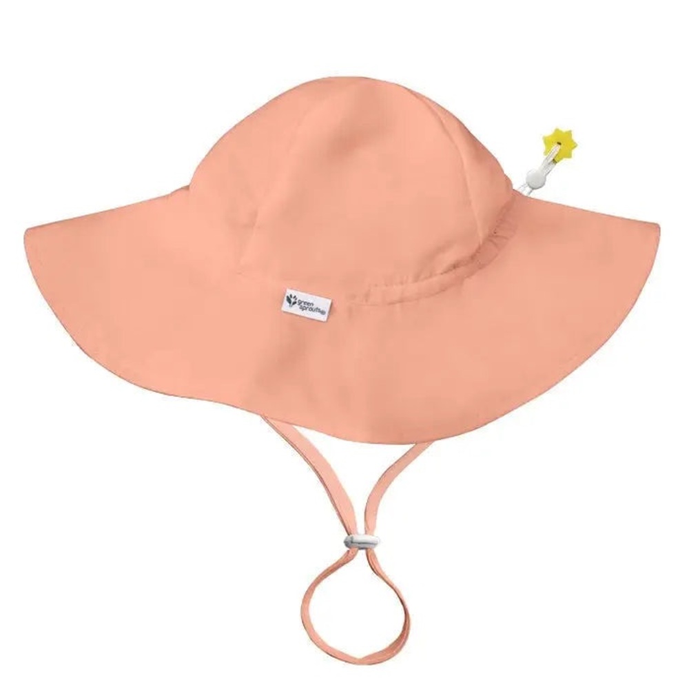 Toddler Brim Hat UPF 50+ Sun Protection | Green Sprouts Light Coral